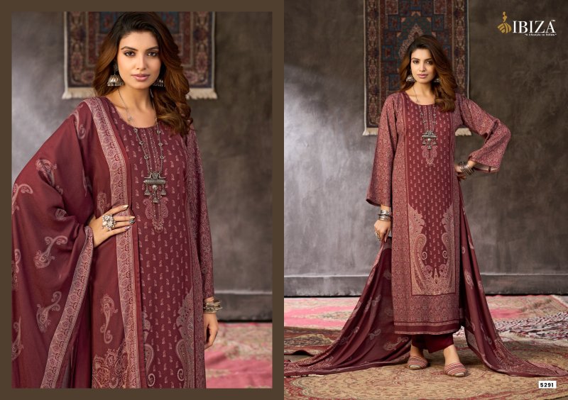 Pashmina Dhaga By Ibiza Viscose Pashmina Dress Material 